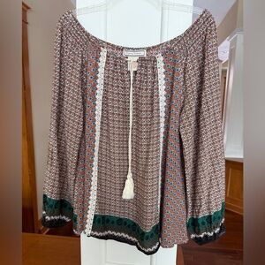 Flying Tomato Multicolor Boho Blouse